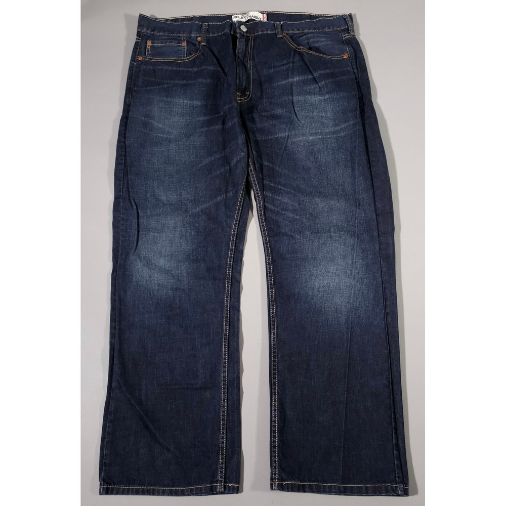 Levi's 559 Relaxed Straight Jeans Mens 40x30 Dark Wash Blue Denim Vintage